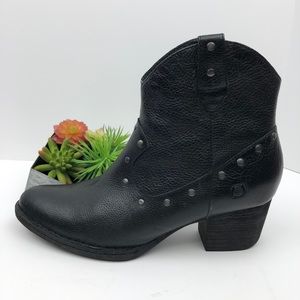 Born Leather Studded Ankle Boots | 12